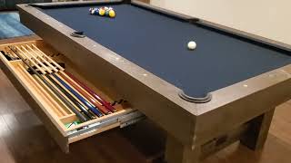 Olhausen Billiards Breckenridge pool table installed by Billiard Towne