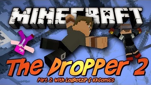 Minecraft Map: The Dropper TWO (Part 2) - w/ KkComics & Logdotzip