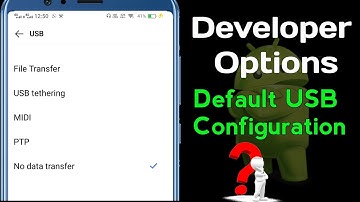 Usb configuration Kya hai | how to default usb configuration in developer options