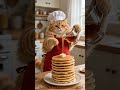 AI Video 二本足の猫シェフが作る極上パンケーキ🥞🐾 amanojak 超リアル実写風料理動画 Runway + Seedance Hyper realistic Cat Chef