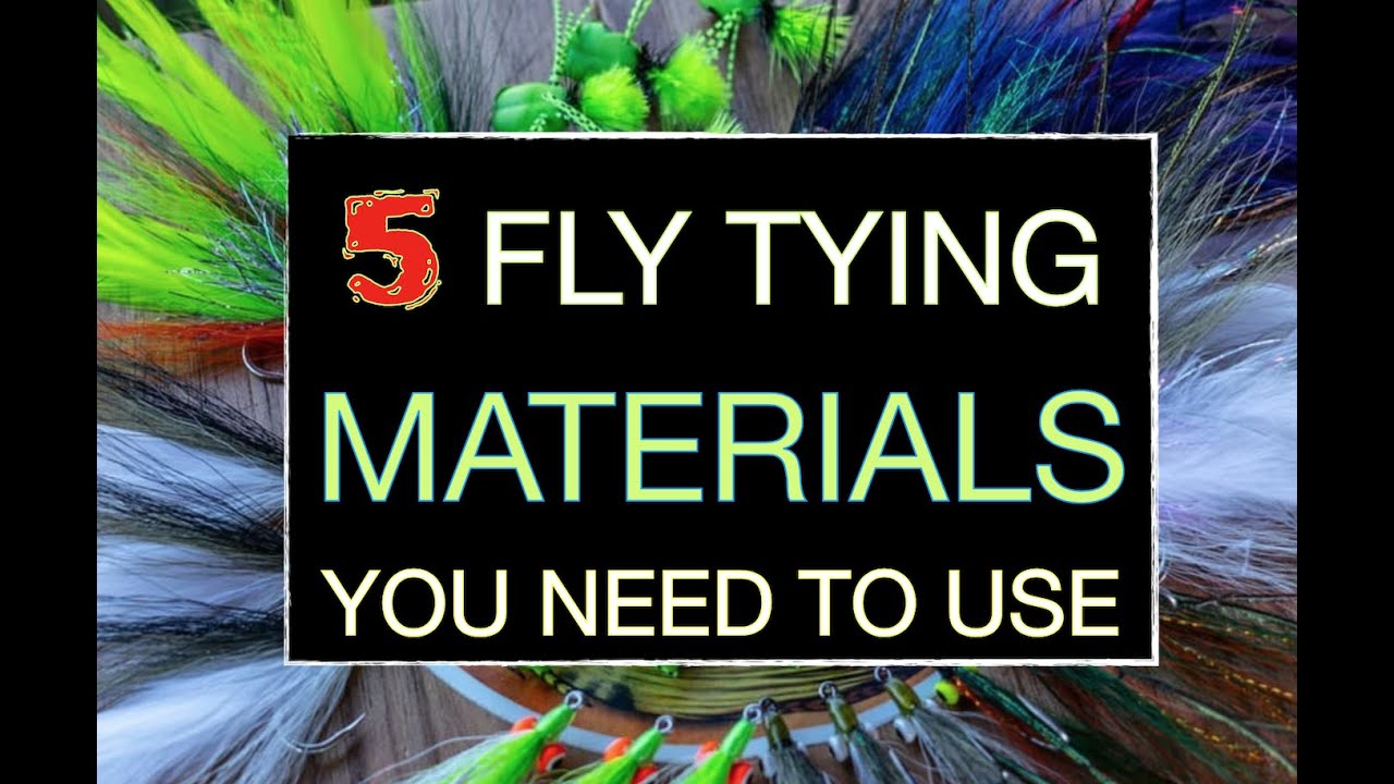 5 Fly Tying Materials You Should Be Using: BACKWATER VLOG #24