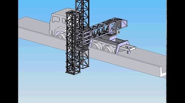 Mobile Bridge inspection Unit-Concept Design-ANIMATION