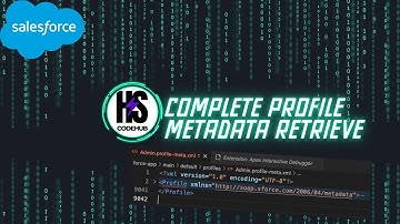How to Retrieve Salesforce Profile Complete Metadata via VSCODE