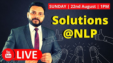 Solve Your Problems With NLP | LIVE Session | VED [in Hindi]