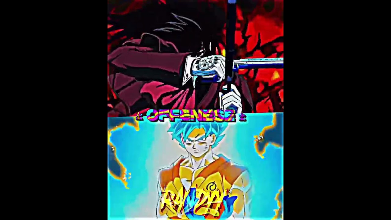 Goku Vs Alucard #anime #edit #hellsing #goku