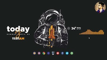 Minimalist Astronaut Theme For Windows 10 -  Make Windows Look Better!