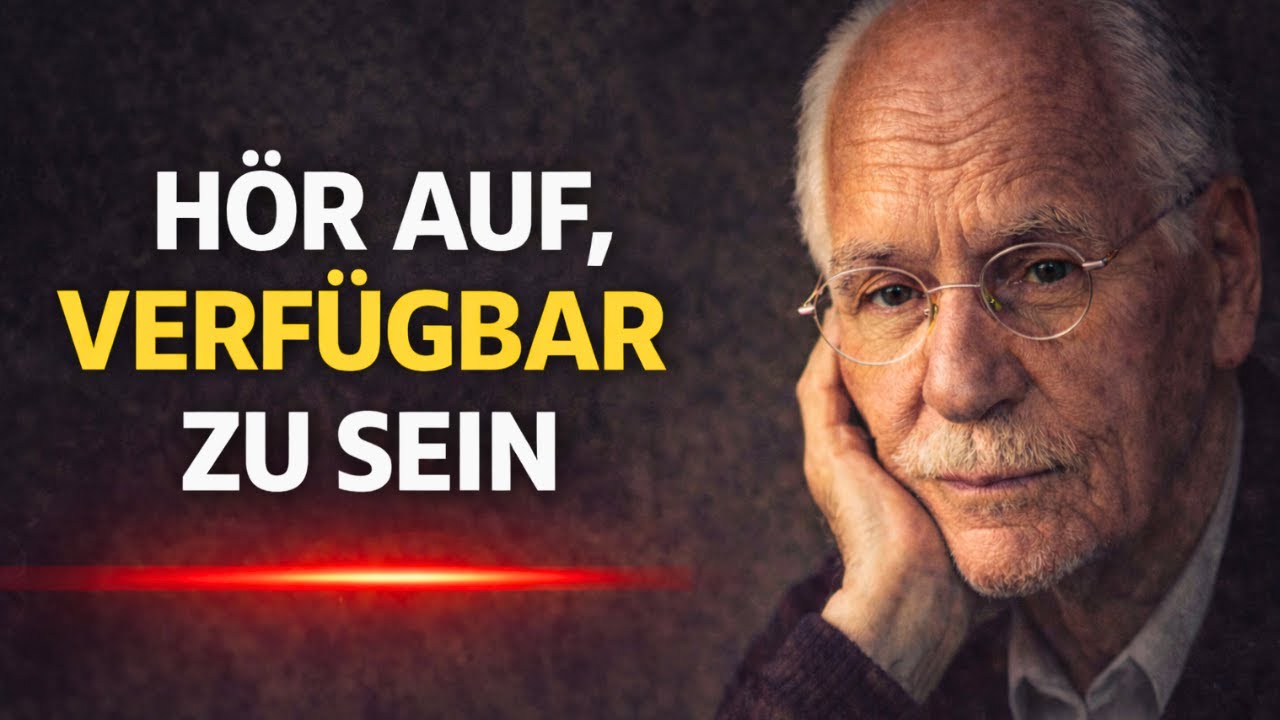 Wenn du aufhörst, verfügbar zu sein, spürt er es – Carl Jung