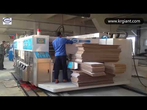 Fully Automatic Corrugated Board Carton Box Making