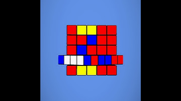 Letter "N" on a 5x5 Rubik