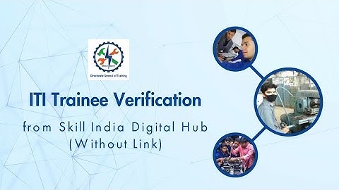 Learn ITI Trainee Verification from SID | Skill India Digital Hub | Without Link | Step By Step