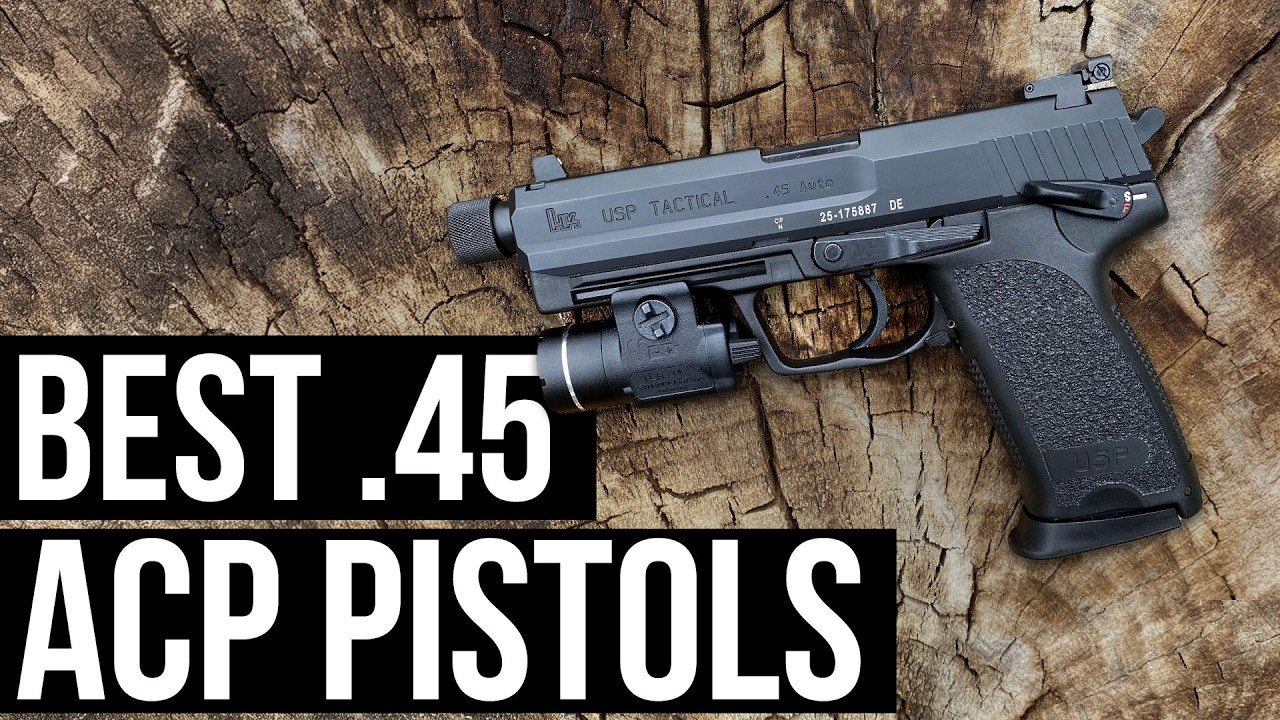 10 лучших пистолетов калибра .45 ACP, которые вам ПОНАДОБЯТСЯ в 2026 году