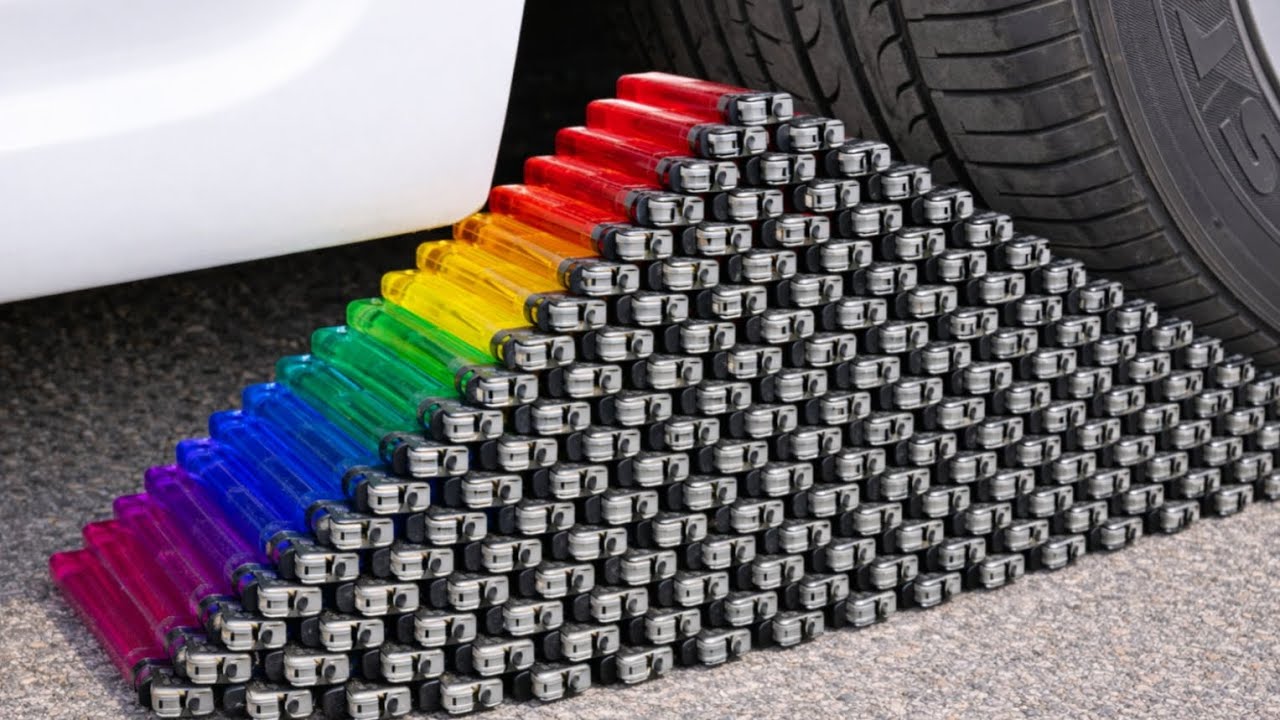 Crushing Experiments! Car vs Crunchy & Soft Things! Coca-Cola, Toys, biscuits| Crunchy Things 