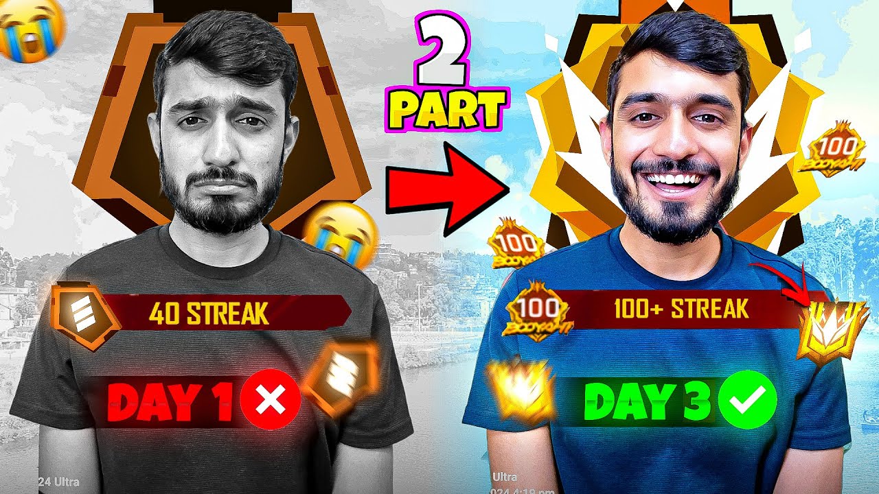 100 Streak Challenge With Random😡 Teammates WIthout Gun Skin 🤦‍♂️[ Part 2 ]