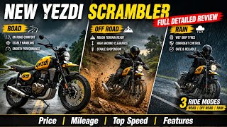 New Yezdi Scrambler BS6 Review 2026 🔥 Price, Mileage, Exhaust Sound & Features| Yezdi Scrambler 2026
