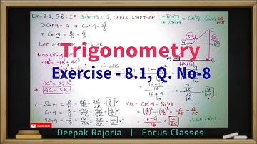 If 3cot A = 4 check whether (1 - tan2 A)/(1 + tan2 A) = cos2 A - sin2 A | Trigonometry Ex 8.1 q8