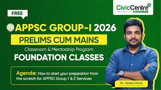APPSC Group 1 | English Medium Orientation | 2026 | Civiccentre IAS