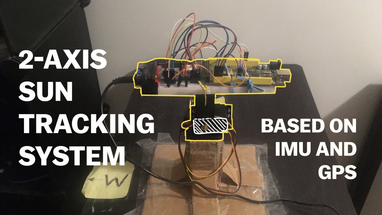 2-Axis Sun Tracking System Based on IMU and GPS