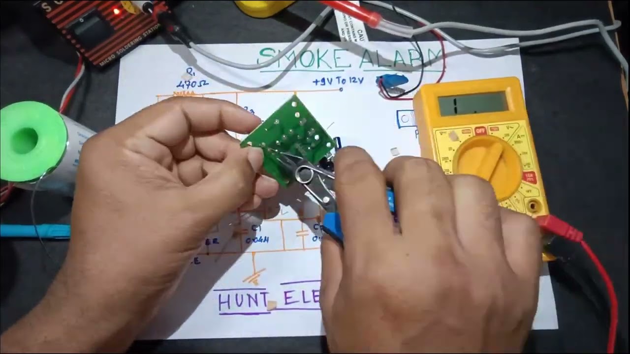 Smoke Detector Circuit using 555 Timer with Working Operation