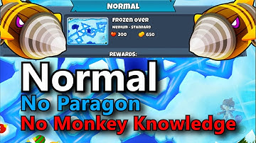 BTD6 Dreadbloon Normal Tutorial || No Monkey Knowledge  || Frozen Over