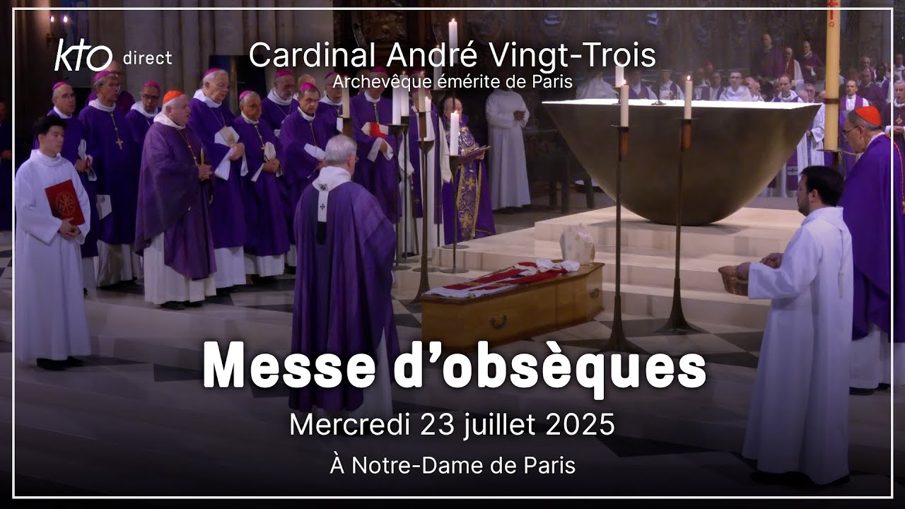 Messe d’obsèques du cardinal André Vingt-Trois, à Notre-Dame de Paris