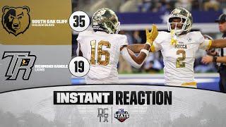LIVE: #UILState 5A DII Championship | Instant Reaction: South Oak Cliff 35, Richmond Randle 19