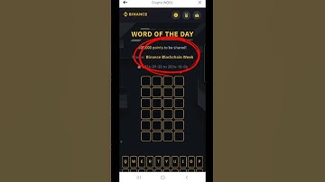 BINANCE BLOCKCHAIN WEEK Theme Binance Crypto 4letters ANSWER #binance #crypto #rewardshub #usdt
