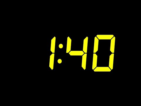 1minute 40seconds countdowntimer without sound yellow and black screen #oneminute #40seconds