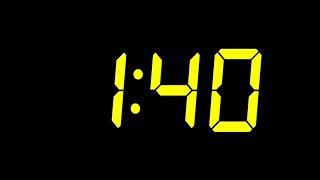 1minute 40seconds countdowntimer without sound yellow and black screen #oneminute #40seconds