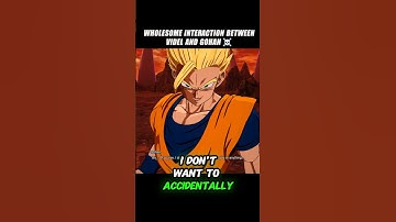 Wholesome Interaction Between Videl And Gohan 🤯 #crashout #videl #sparkingzero #dragonballz #dbz