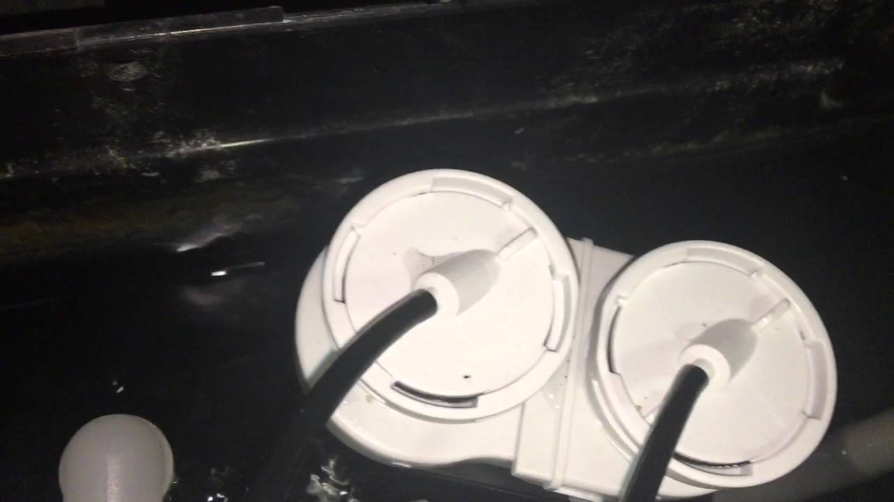 Как Поменять Поплавок В Встроенном Унитазе - YouTube