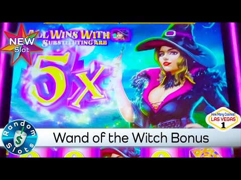 ⭐️ New - Wand of the Witch Slot Machine Mighty Diamonds Bonus