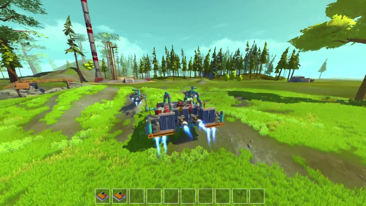 Working Pod Racer! ... sort of [Scrap Mechanic]