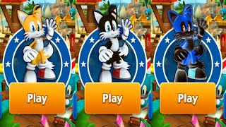 SONIC DASH - TAILS vs BLACK TAILS vs GHOST TAILS - SCARY GAMEPLAY screenshot 5