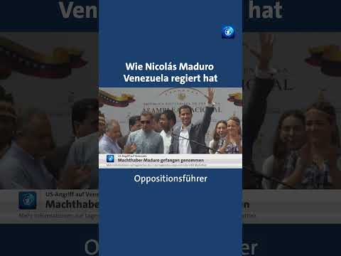 Wie der Sozialist Nicolás Maduro Venezuela regiert hat - ein Kurzportrait. #tagesschau #Nachrichten