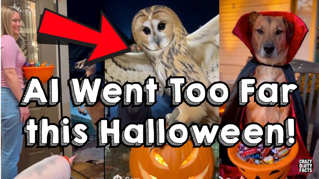 AI Went Too Far This Halloween 🎃 | Funniest Sora Animal Moments Ever!