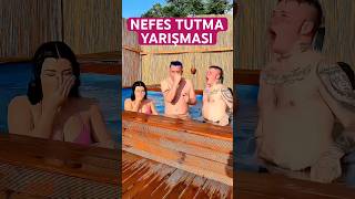 Havuzda Yeni Nefes Tutma Yarışı Alexsa Gözde Akgün Semih Varol Yeni Komik Videosu