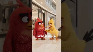 Chuck Just Exposed Red’s Dress! 😂😱 | Angry Birds Part 2 #usa #shorts #shopping #angrybirds