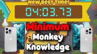 BTD6 Race Mobile Friendly Tutorial 📱 Minimum Monkey Knowledge 📱The Long Haul