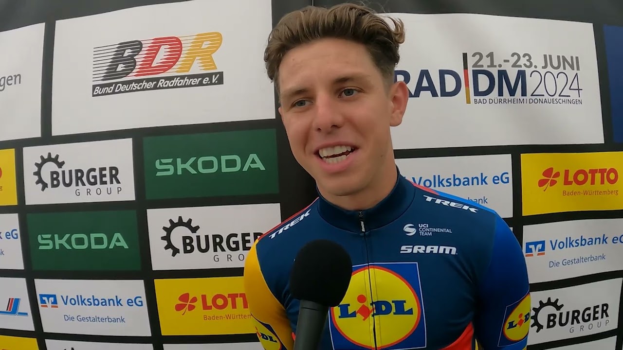 Deutscher U23-Meister im Einzelzeitfahren: Tim Torn Teutenberg in Bad Dürrheim der Schnellste