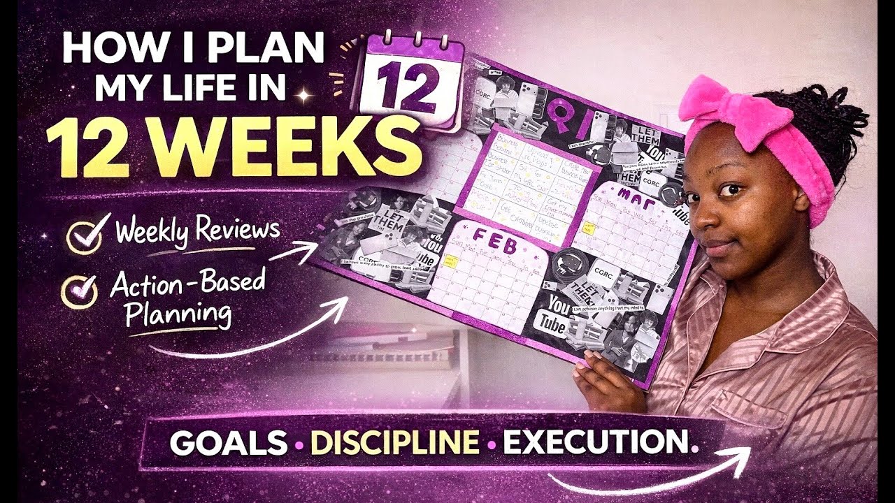 Как я планирую свою жизнь, используя систему 12-недельного года | Доска визуализации | Доска бинго