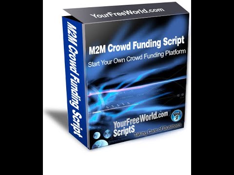 M2M Crowd Funding Script Admin area - How to Use