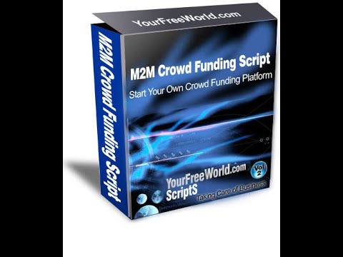 M2M Crowd Funding Script Admin area - How to Use - YouTube