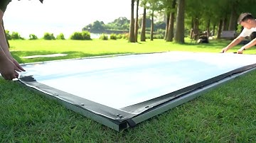 SCREENPRO Outdoor Portable Fast Fold Projection Screen|Handbag Version Special Edition