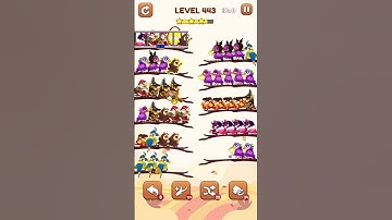 Bird Sort 2: Color Puzzle Level 443 #games #gaming #gameplay