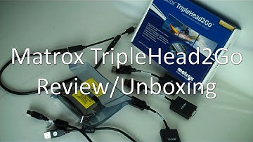 Matrox TripleHead2Go Digital DP Edition Unboxing/Review