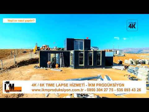 Yeşil ev (Eko - House)  nasıl yapılır? - 4K time lapse - İKM Prodüksiyon