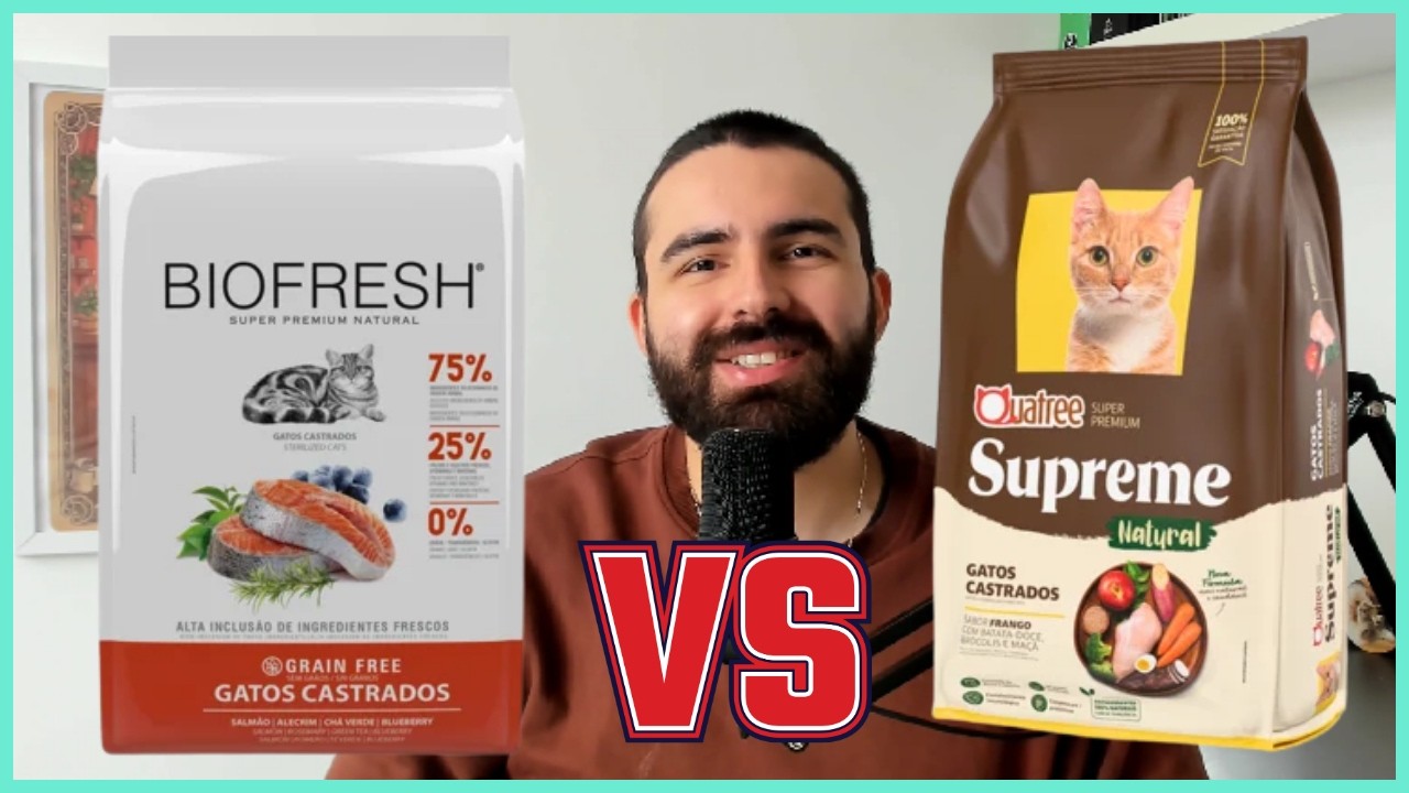 Ração Quatree Supreme Natural vs. Biofresh - Qual é Melhor Para Gatos?
