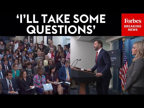 BREAKING NEWS: JD Vance Takes Multiple Questions From Reporters About The Government Shutdown