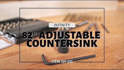 82° Adjustable Countersink