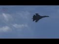 Sukhoi Su-35 shows extreme maneuverability at MAKS 2013